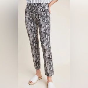 Paige Hoxton Slim Snake Print Jeans